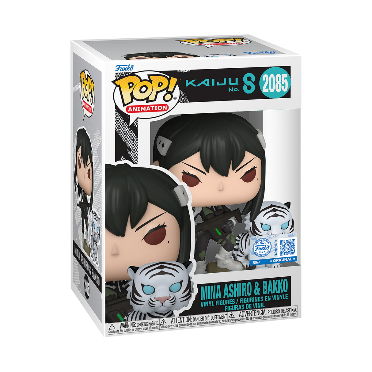 Funko Pop! Animation: Kaiju No.8: Mina Ashiro & Bakko (Funko Special Edition) (Box Imperfection)