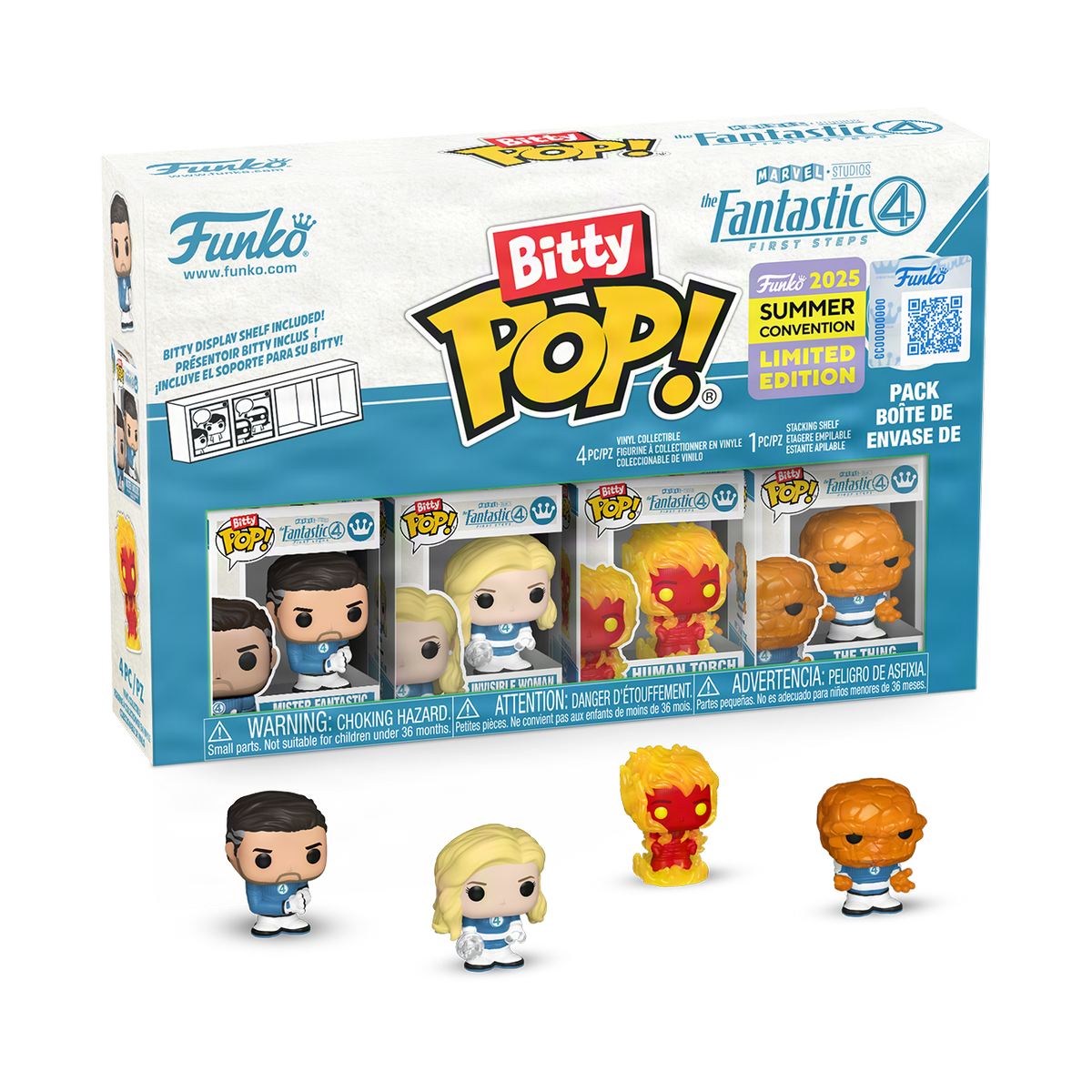 Funko Bitty Pop! Marvel's Fantastic 4 (2025 Summer Convention