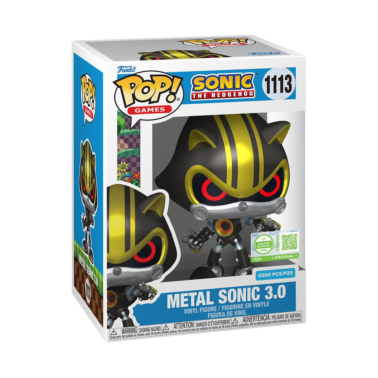 Funko Pop! Games: Sonic the Hedgehog: Metal Sonic 3.0 (LE 5,000) (Funko Ultra Edition)