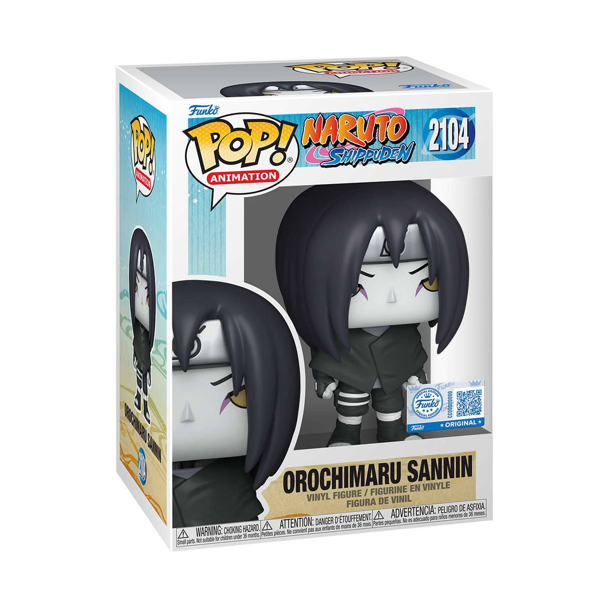 Funko Pop! Animation: Naruto Shippuden: Orochimaru Sannin (Funko Special Edition)