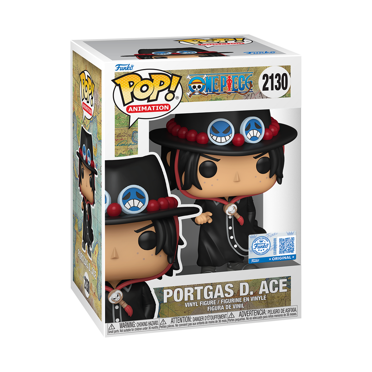 Funko Pop! Animation: One Piece: Portgas D. Ace (Chalice Collectibles Exclusive)