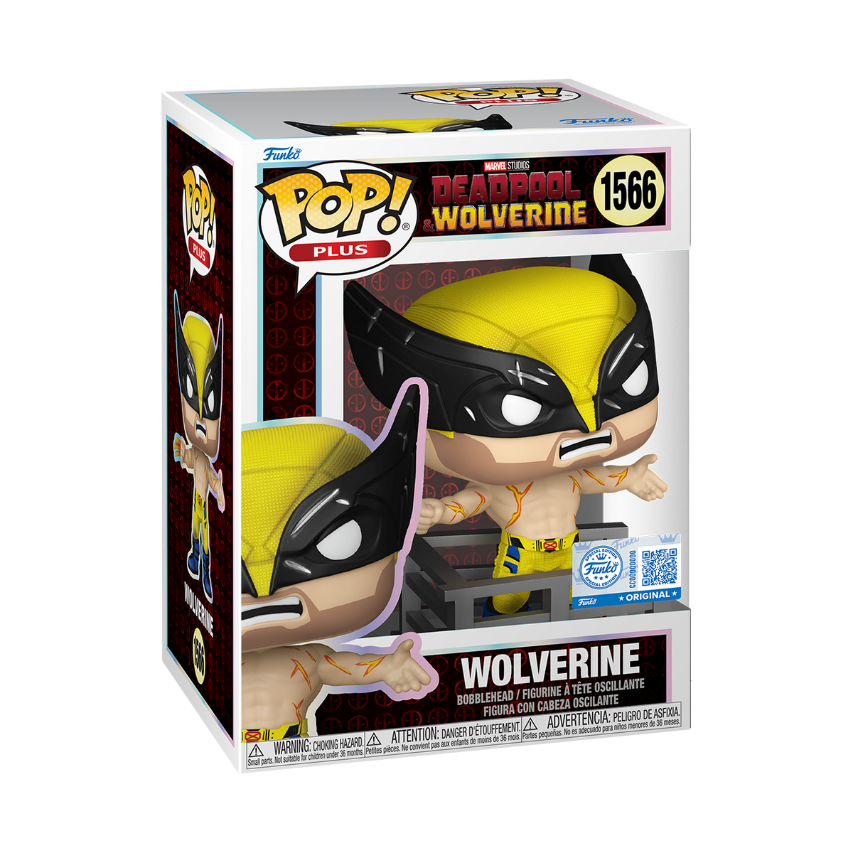 アメコミ Pop! Plus Deadpool & Wolverine funko pop POP Marvel: Deadpool & Wolverine Movie - Wolverine Funko Vinyl