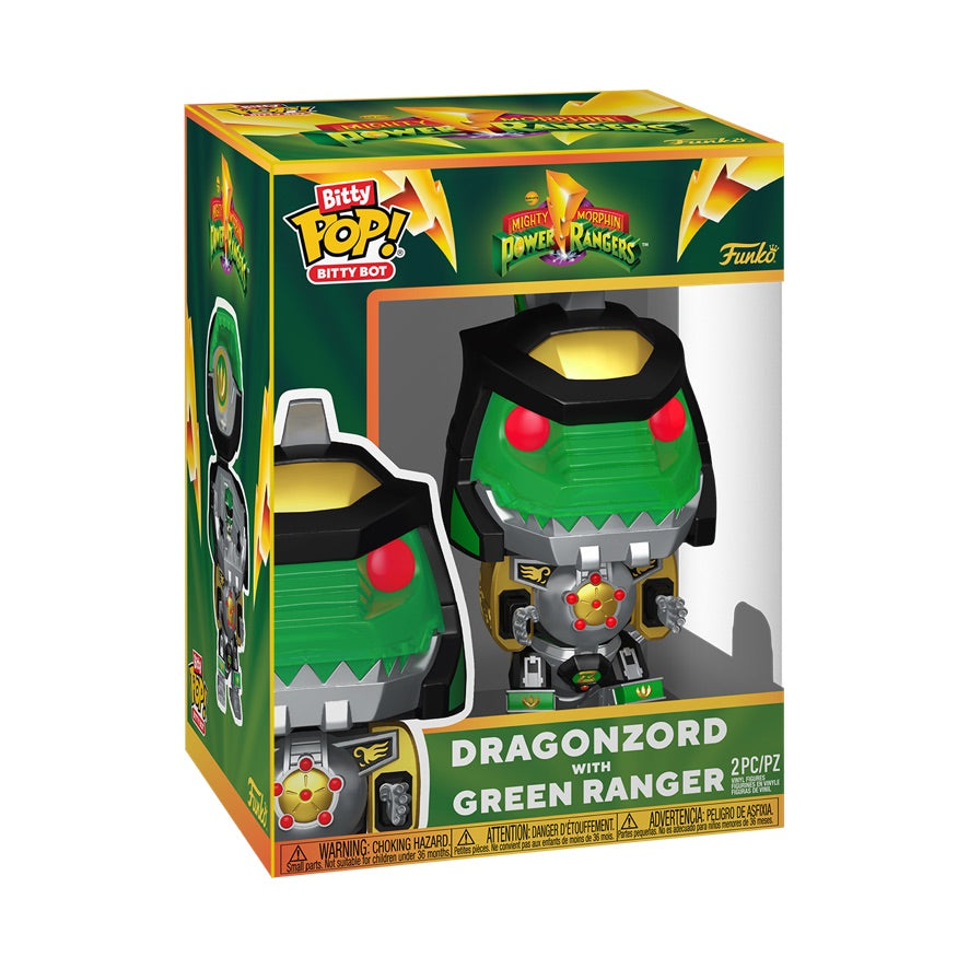 Funko Bitty Pop! Bots: Mighty Morphin Power Rangers: Dragonzord with Green Ranger