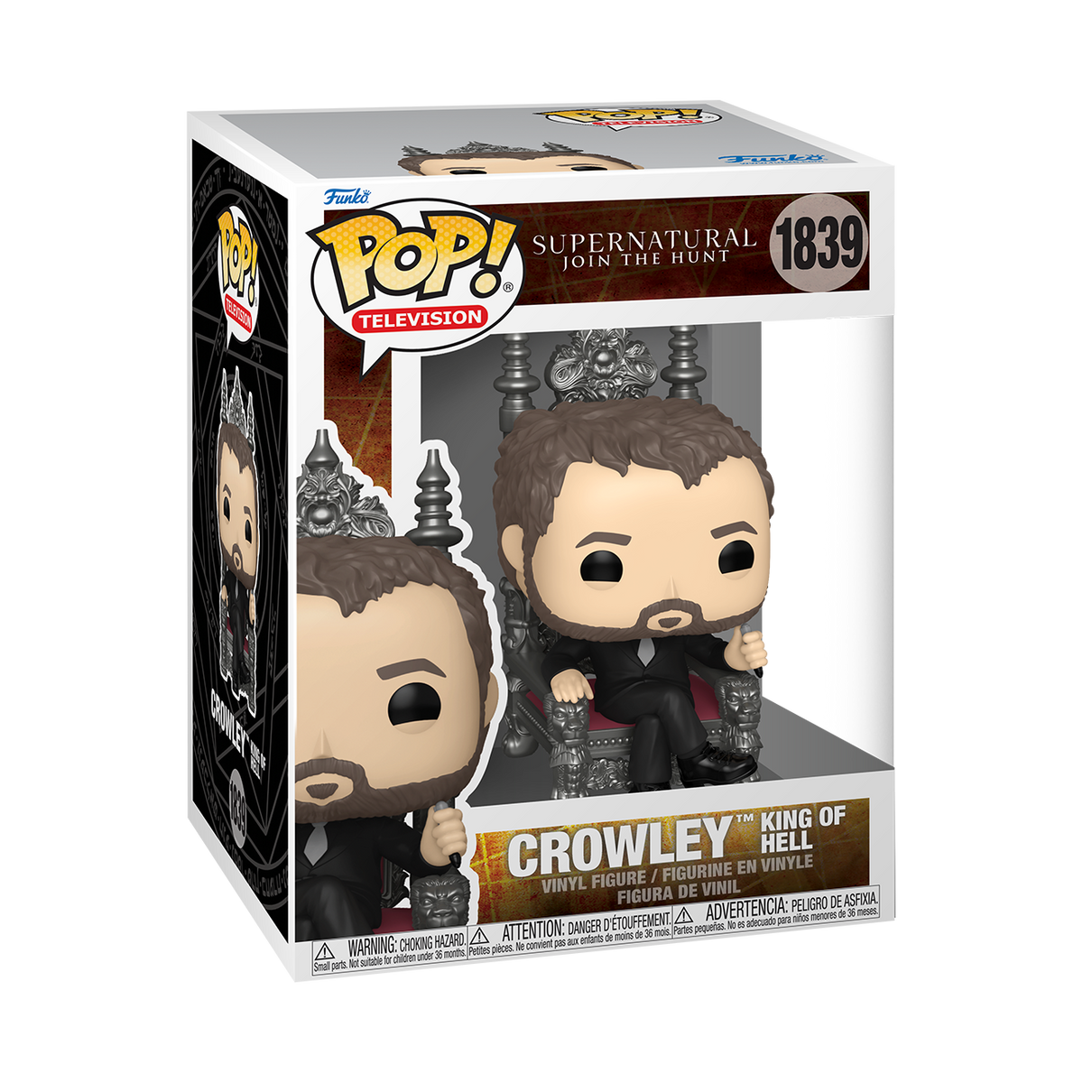 Funko Pop! Premium: Supernatural: Crowley King of Hell – Shak's