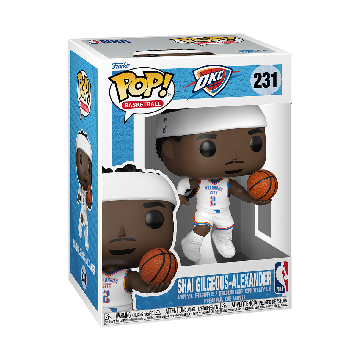 Funko Pop! Basketball: NBA's Oklahoma City Thunder: Shai Gilgeous-Alexander