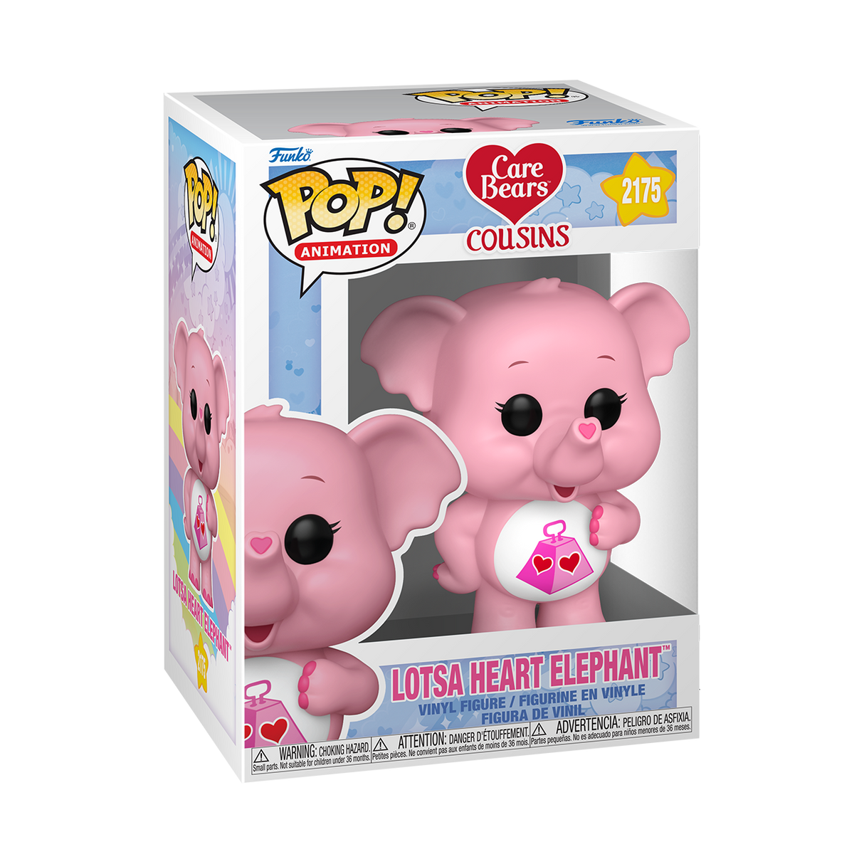 Funko Pop! Animation: Care Bears Cousins: Lotsa Heart Elephant (Box Imperfection)