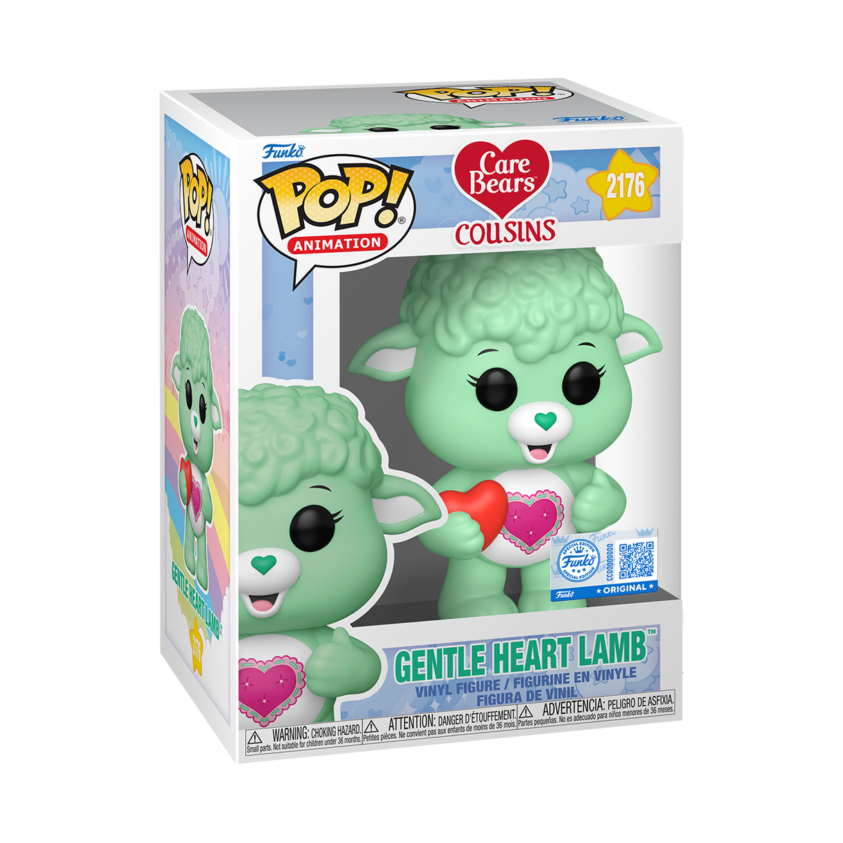 Funko Pop! Animation: Care Bears Cousins: Gentle Heart Lamb