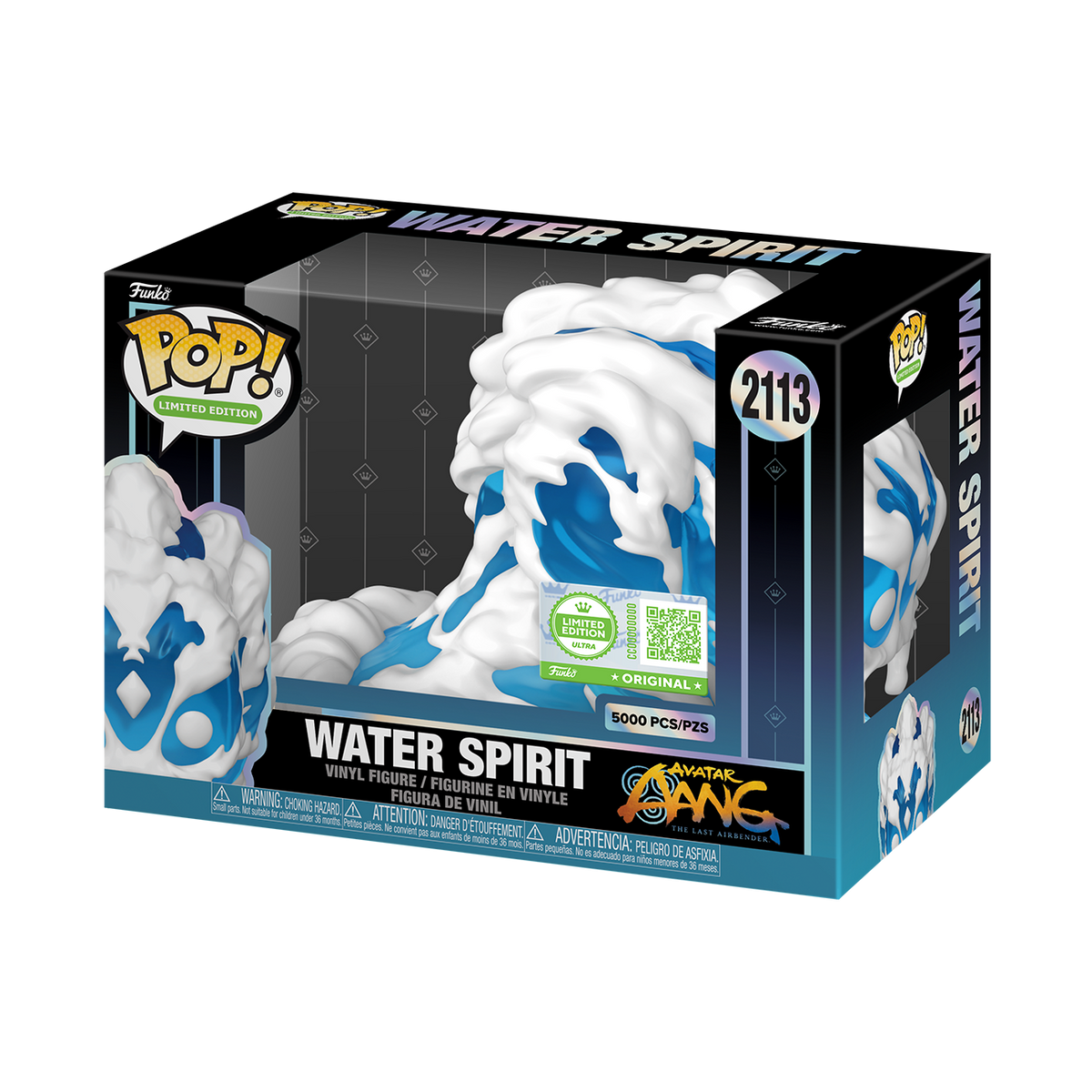 Funko Pop! Limited Edition: Avatar Aang: Water Spirit (LE 5,000) (Funko Ultra Edition) (Toy Temple Exclusive)