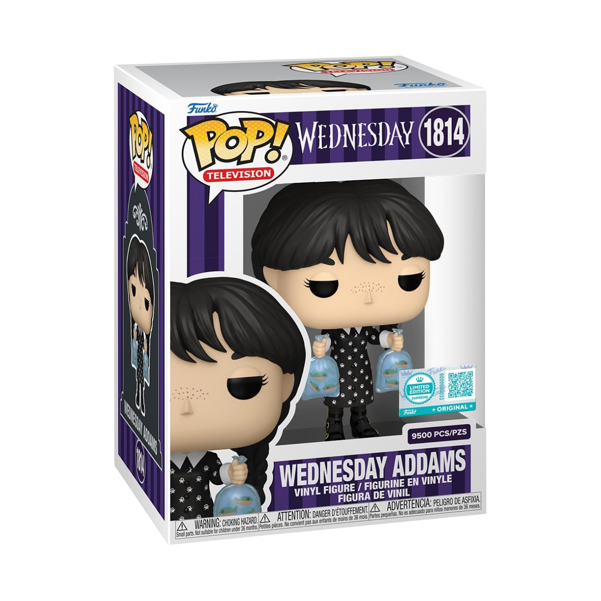 Funko Pop! Television: Wednesday: Wednesday Addams with Piranhas (LE 9,500) (Funko Supreme Edition)