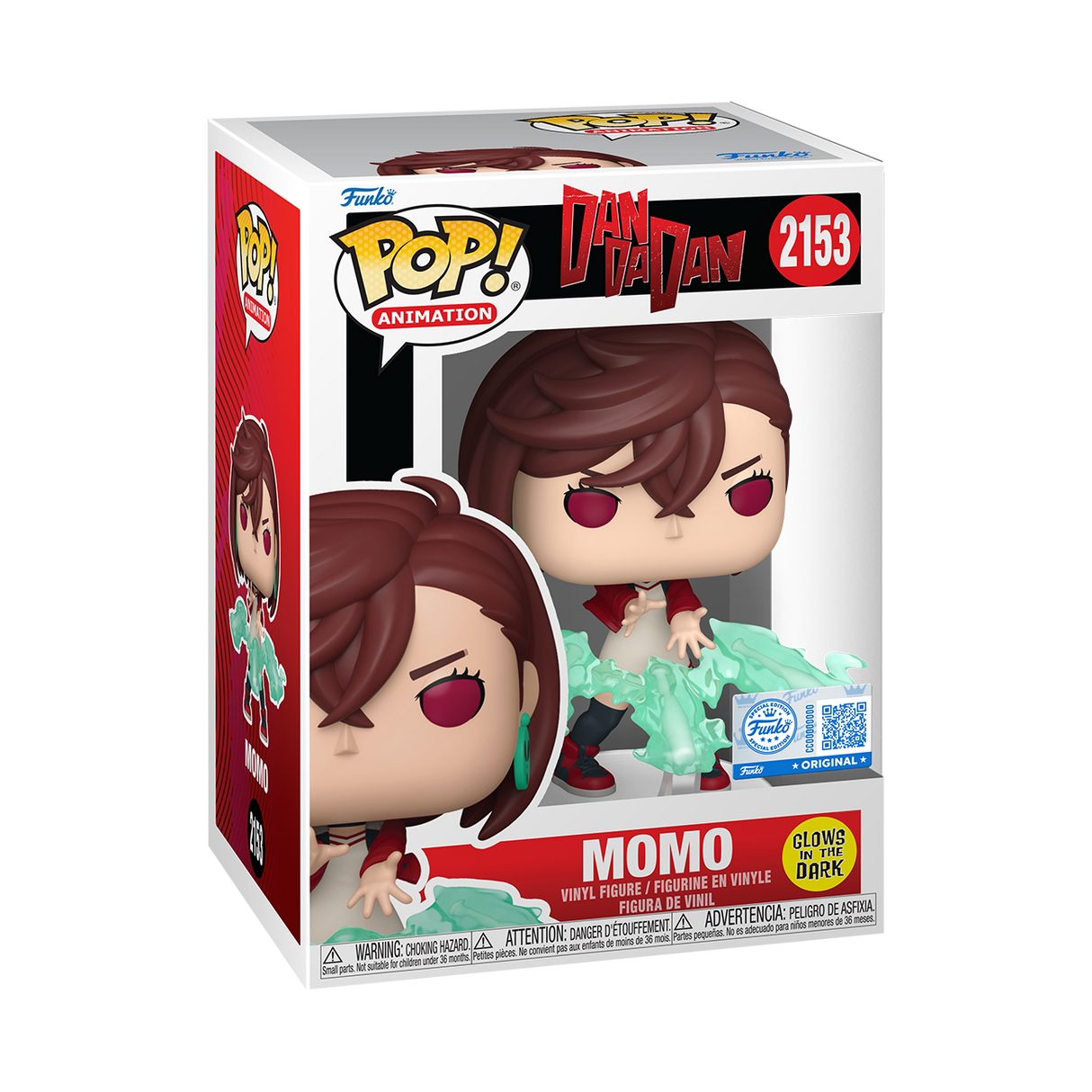 Funko Pop! Animation: Dandadan: Momo (Glow) (Chalice Collectibles Exclusive)