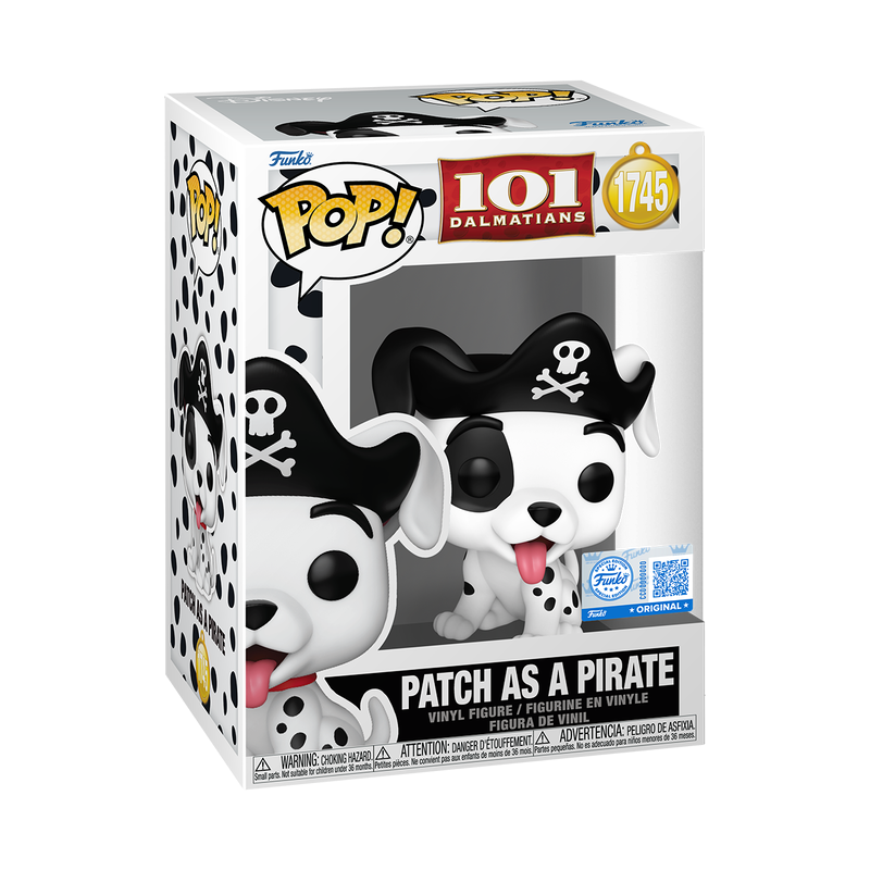Funko Pop! Disney: 101 Dalmatians: Patch as a Pirate (Specialty Series Exclusive)