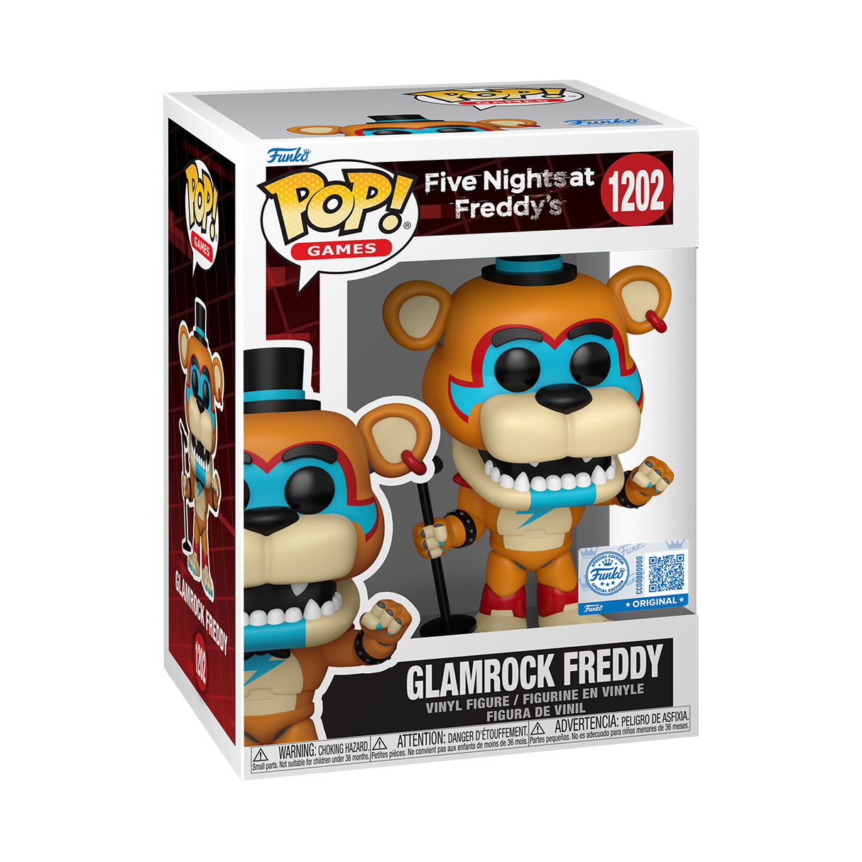 Funko Pop! Games: Five Nights at Freddy's: Glamrock Freddy (GameStop Exclusive)