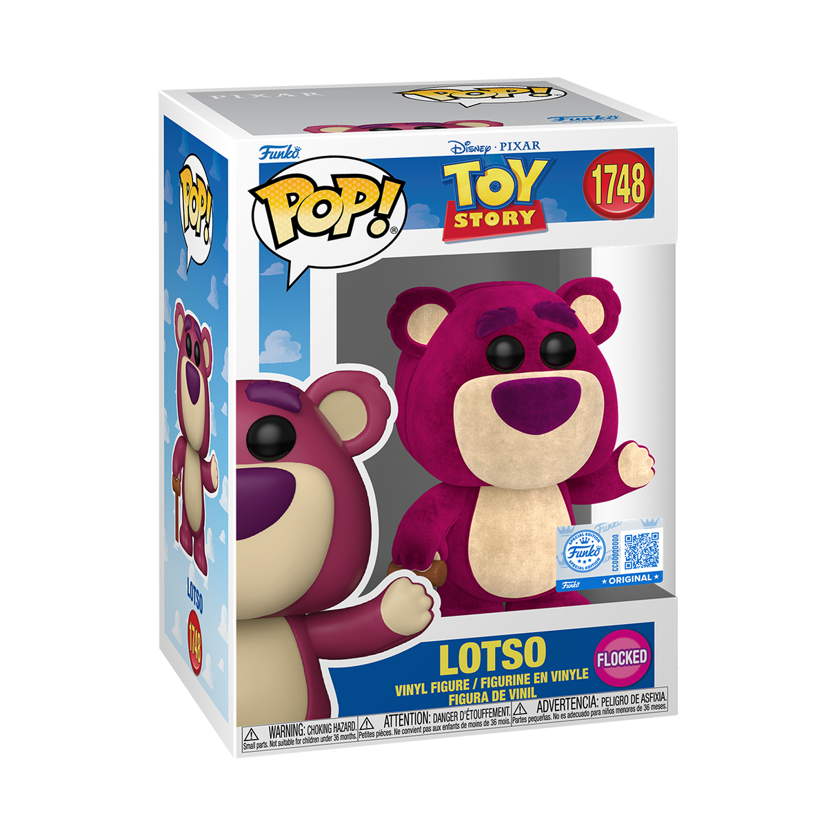 Funko Pop! Disney: Toy Story: Lotso (Flocked) (Specialty Series Exclusive)