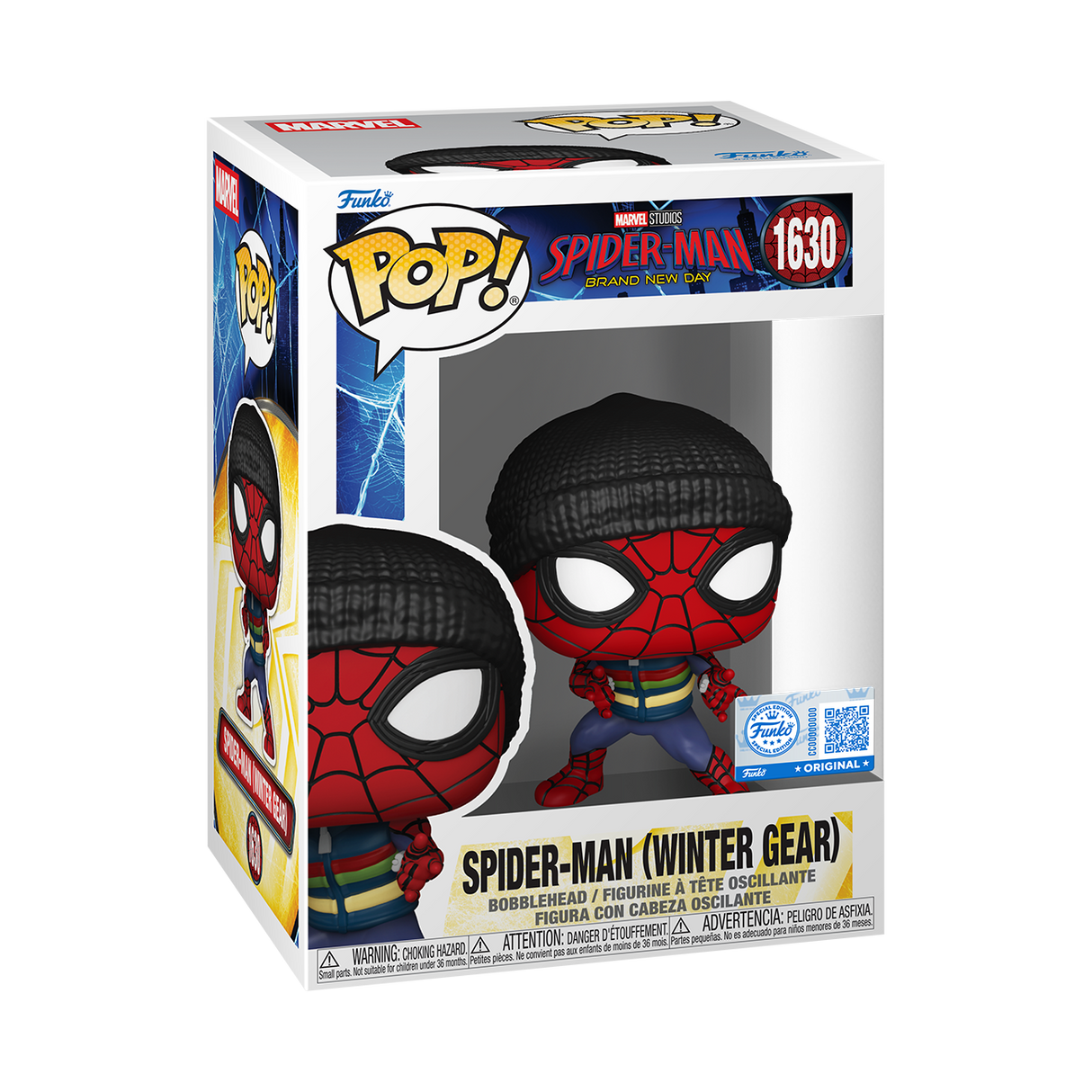 Funko Pop! Marvel: Spider-Man Brand New Day: Spider-Man (Winter Gear) (Target Exclusive)