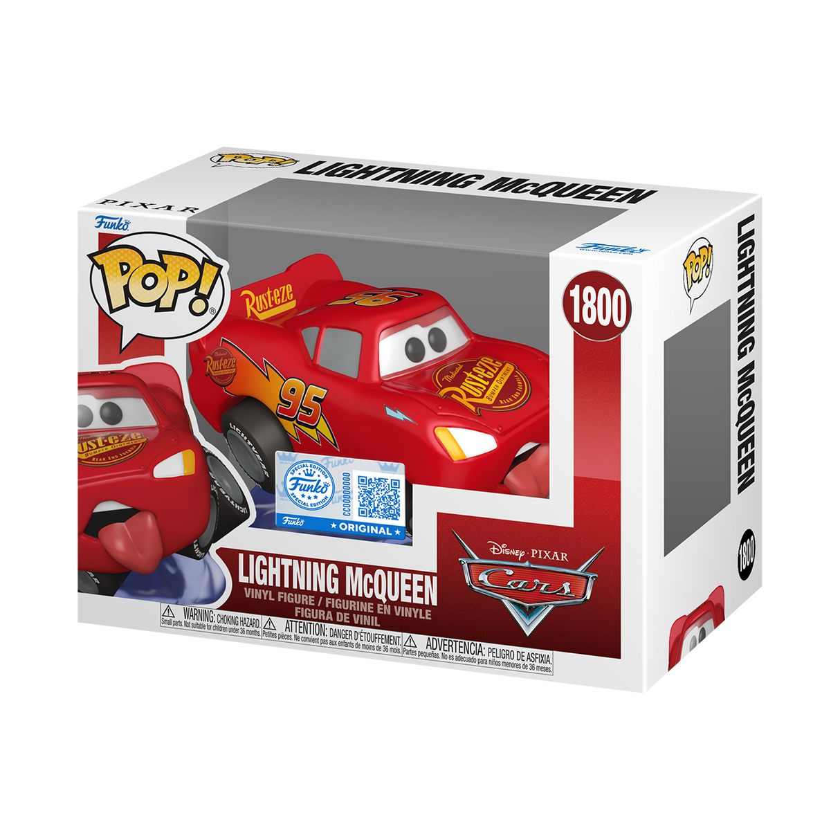 Funko Pop! Disney: Cars: Lightning McQueen (Leap) (Funko Shop Exclusive)