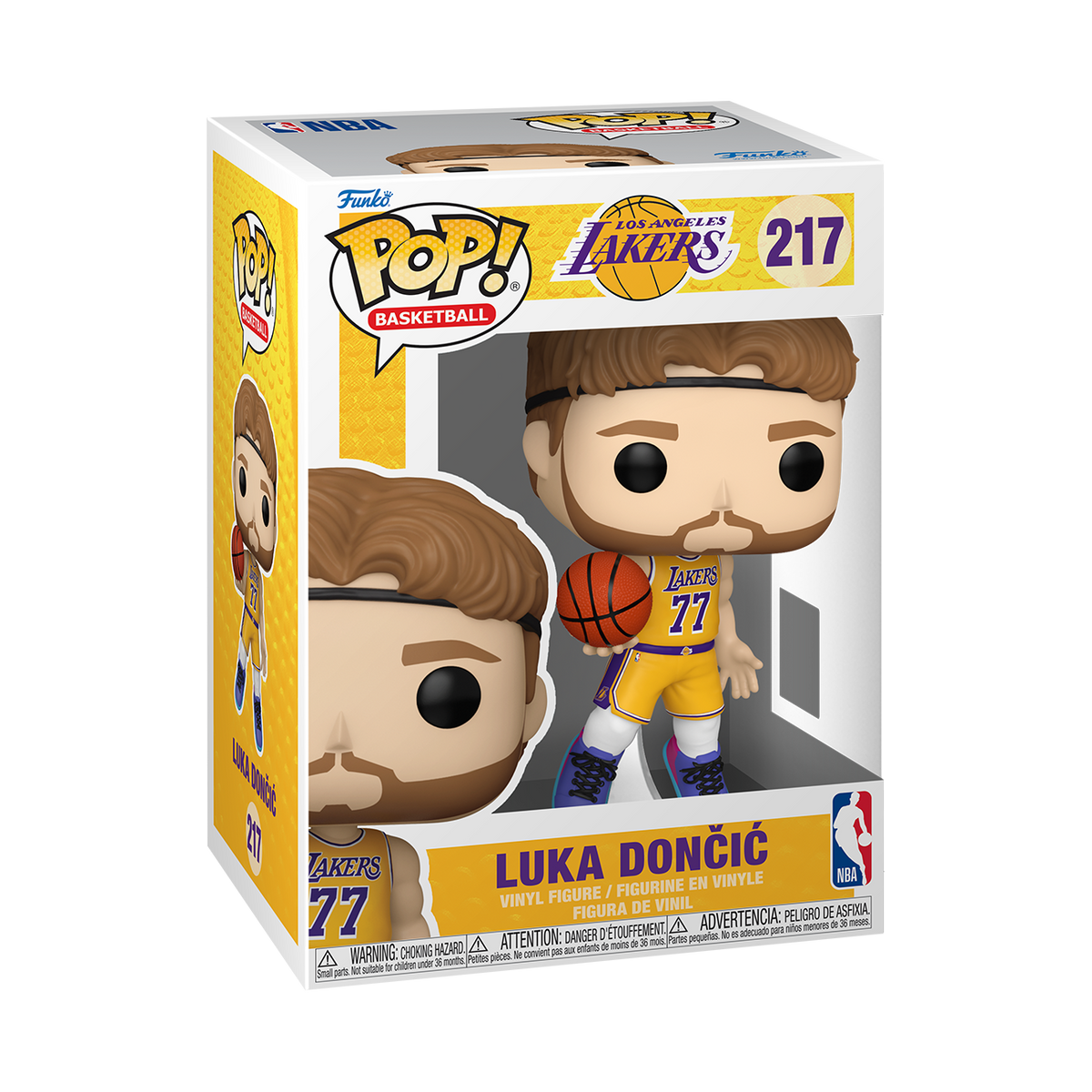 Funko Pop! Basketball: NBA's Los Angelas Lakers: Luka Doncic (Home