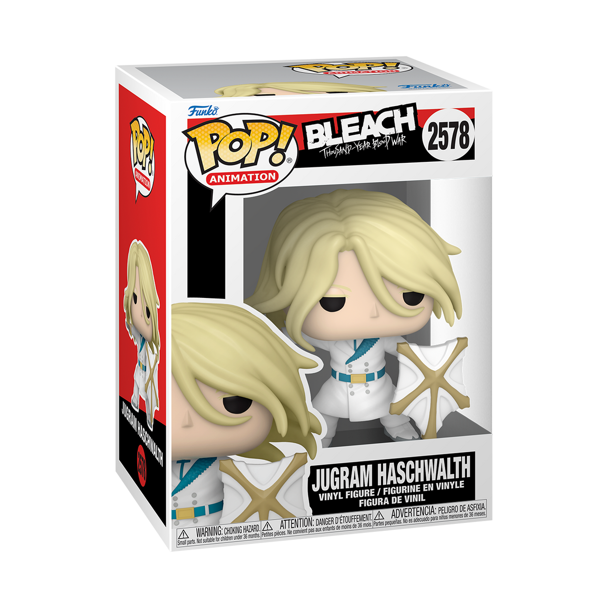 Funko Pop! Animation Bleach Thousand Year Blood War Jugram Haschwalth figure by Shak's Pop Shop, detailed collectible toy.