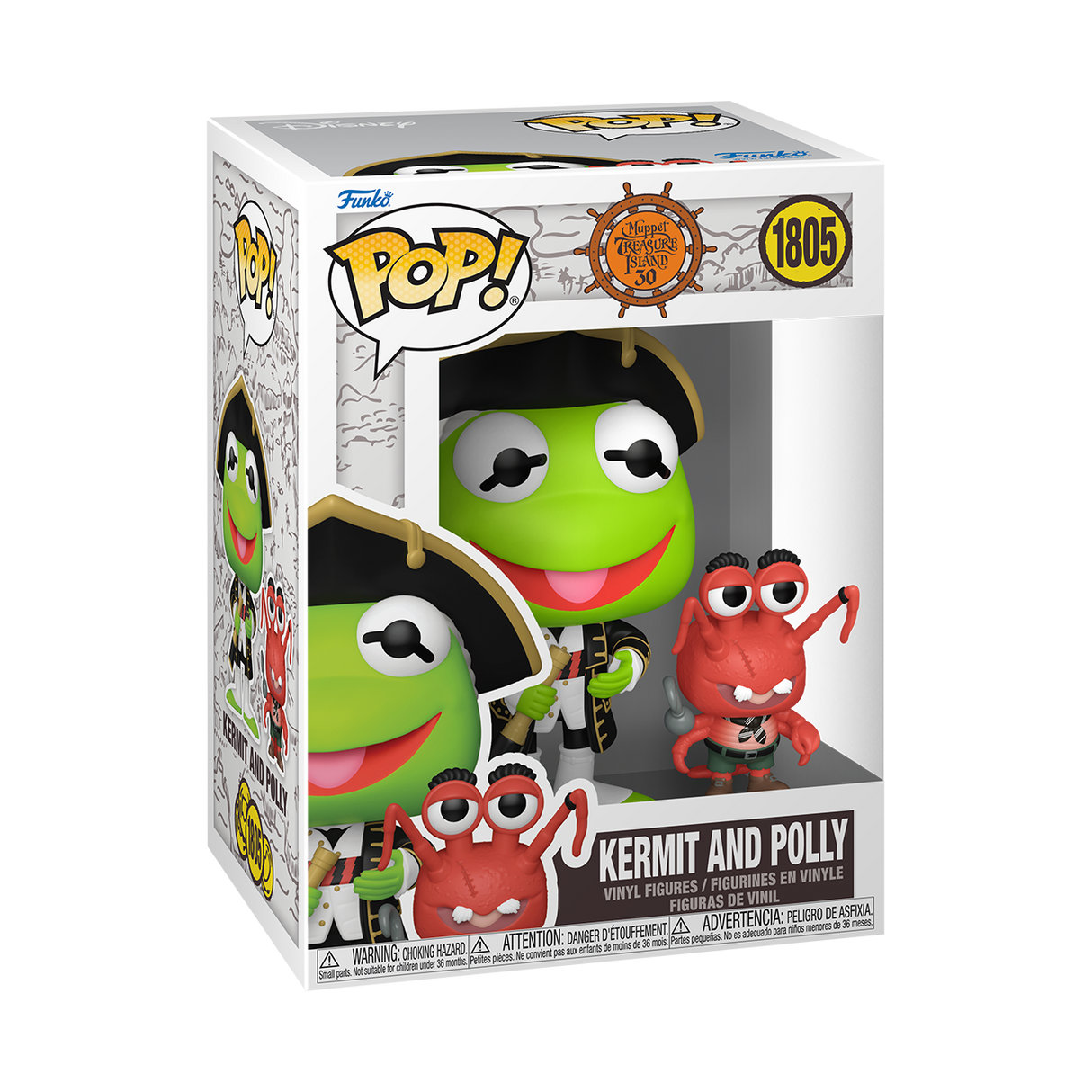 Funko Pop! Disney: Muppet Treasure Island: Kermit and Polly