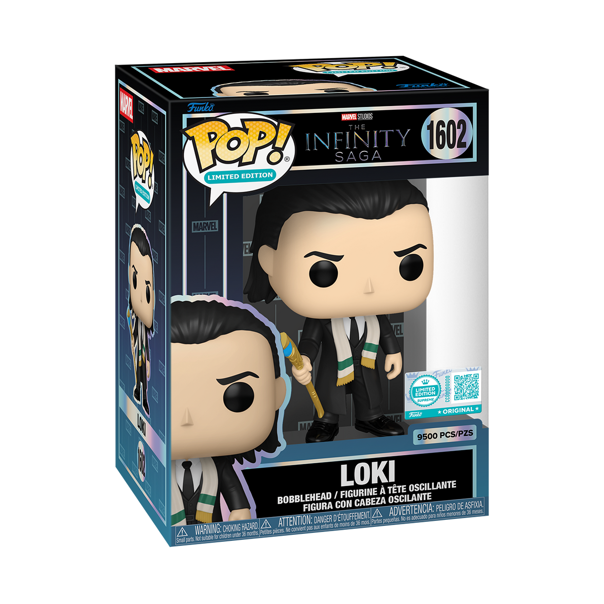 Funko Pop! Limited Edition: Marvel's Infinity Saga: Loki with Scepter (LE 9,500) (Funko Supreme Edition) (BoxLunch Exclusive)