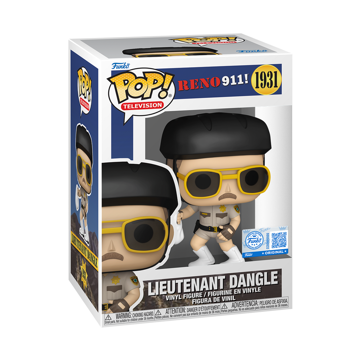 Funko Pop! Television: Reno 911: Lieutenant Dangle (Funko Shop Exclusive)