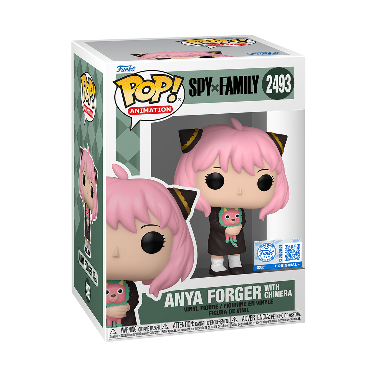 Funko Pop! Animation: Spy x Family: Anya Forger with Chimera (Specialty Series)