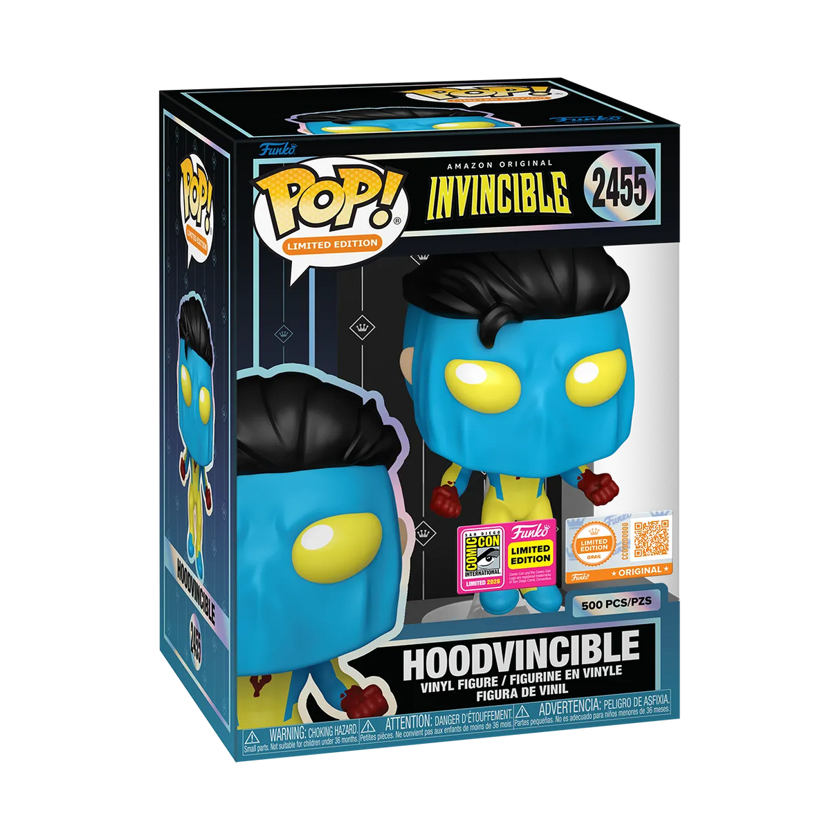 Funko Pop! Limited Edition: Invincible: Hoodvincible (LE 500) (Funko Grail Edition) (2026 SDCC Convention Exclusive)