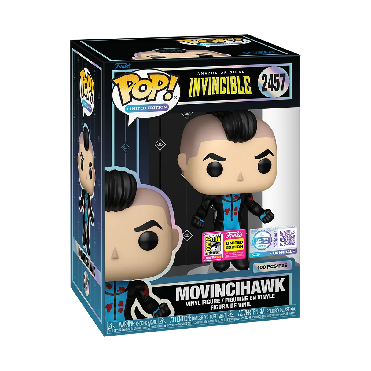 Funko Pop! Limited Edition: Invincible: Movincihawk (LE 100) (Funko Mythic Edition) (2026 SDCC Convention Exclusive)