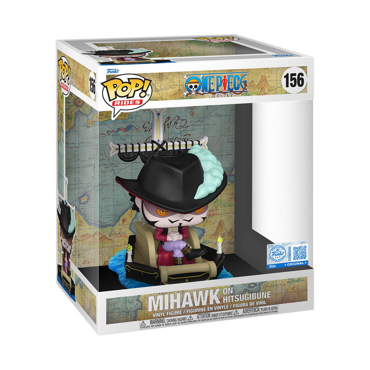 Funko Pop! Rides: One Piece: Mihawk on Hitsugibune (Funko Specialty Series Exclusive)