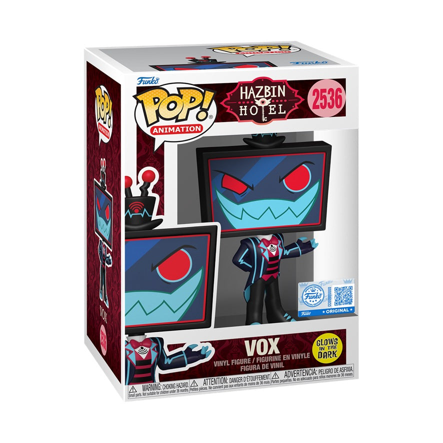 Funko Pop! Animation: Hazbin Hotel: Vox (Glow) (HotTopic Exclusive)
