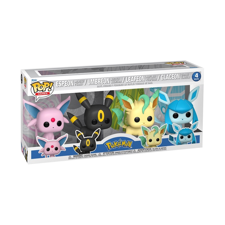 Funko Pop! Games: Pokemon: Eevee Evolutions (4 Pack)