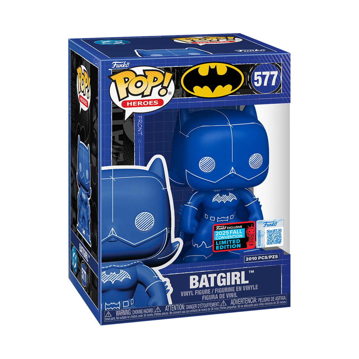 Funko Pop! Heroes: Batman: Batgirl (Blueprint) (LE 2,010) (2025 Fall Convention Shared Exclusive)