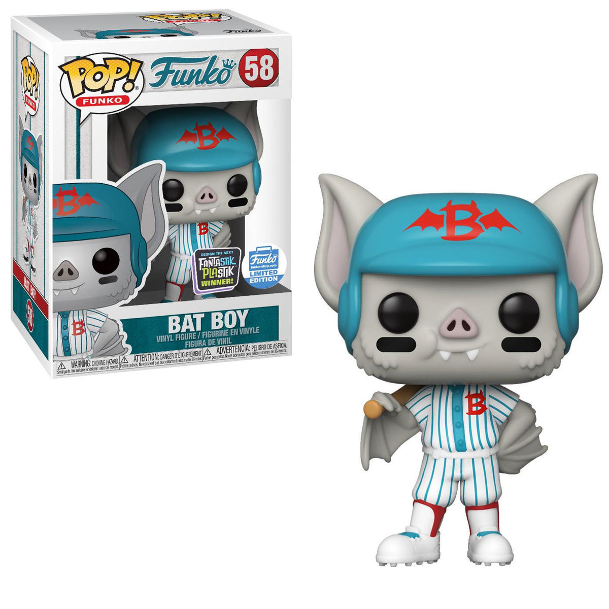 Funko: Fantastik Plastic: Bat Boy (Esclusiva Popcultcha)