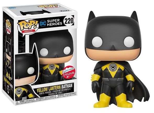 Funko Pop! Heroes: DC Super Heroes: Yellow Lantern Batman (Fugitive Toys Exclusive)