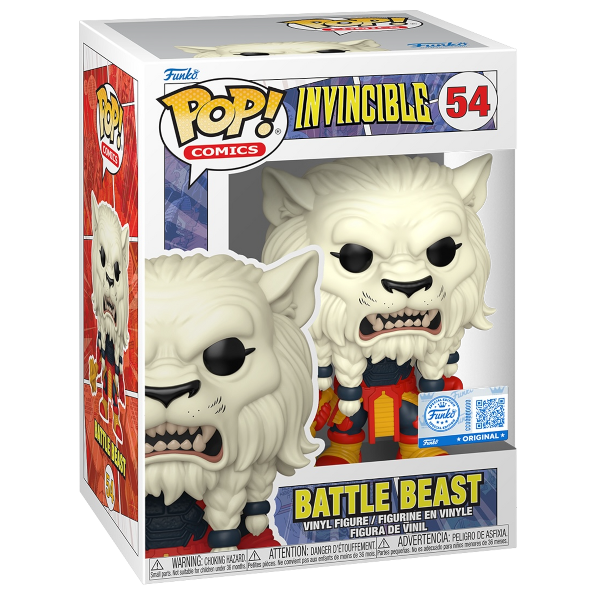 Funko Pop! Comics: Invincible: Battle Beast (Funko Special Edition) (Box Imperfection)