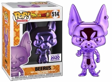 Funko Pop! Animation: Dragon Ball Super: Beerus (Chrome) (Funimation 2020 Exclusive)