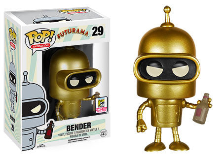Funko Pop! Animation: Futurama: Bender (Gold) (2015 SDCC Convention Exclusive)