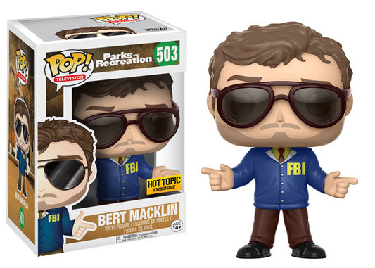 Television: Parks and Recreation: Bert Macklin (Box Error) (Hot Topic Exclusive) (Box Imperfection)