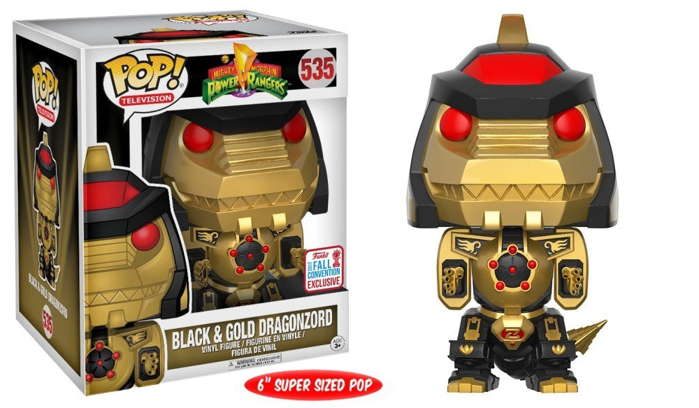 Funko Pop! Television: Power Rangers: Black & Gold Dragonzord (2017 Fall Convention Exclusive)