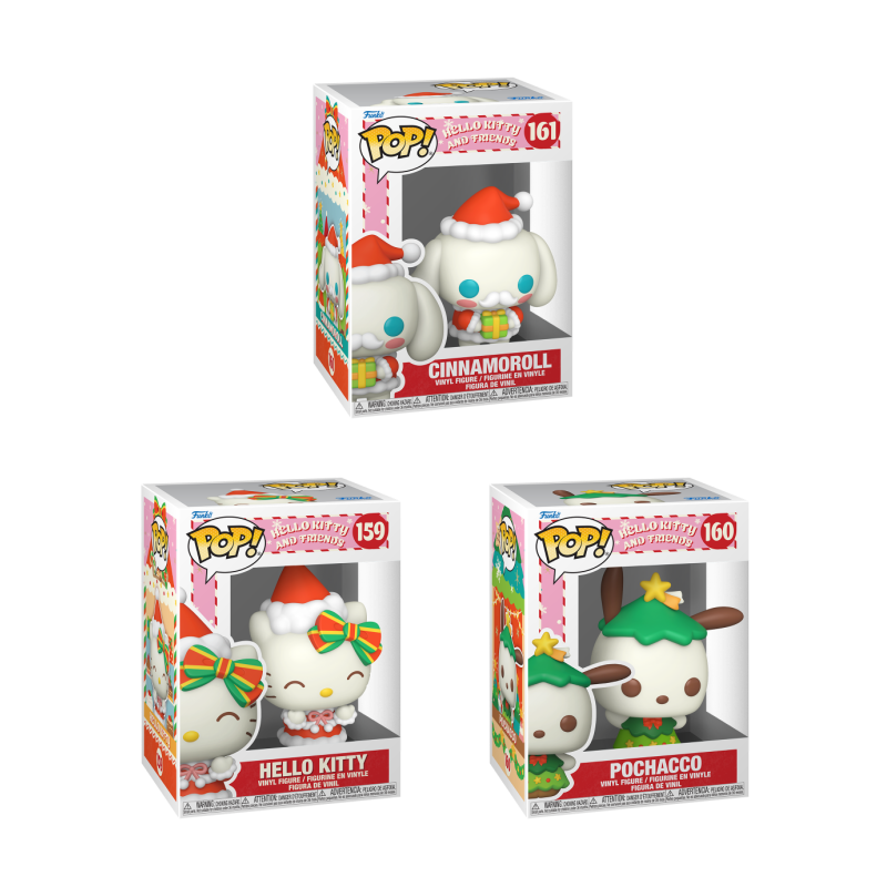 Funko Pop! Sanrio: Hello Kitty and Friends: Festive: 3 Pop Bundle