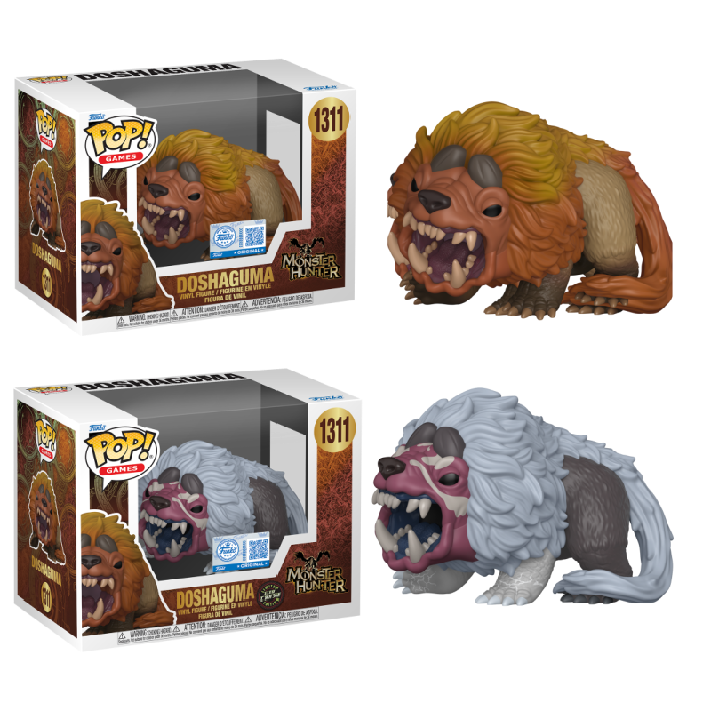 Funko Pop! Premium figure of Doshaguma from Monster Hunter Wilds, featuring detailed design and collectible appeal.