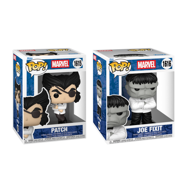Funko Pop! Marvel: Patch and Mr.Fixit: 2 Pop Bundle