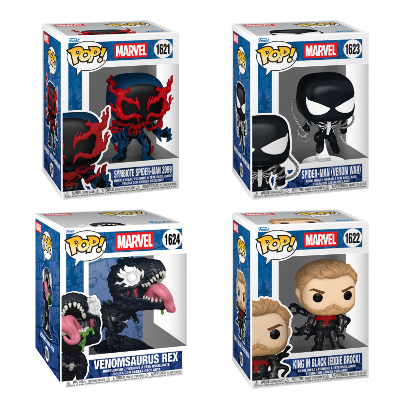 Funko Pop! Marvel: Venom: 4 Pop Bundle