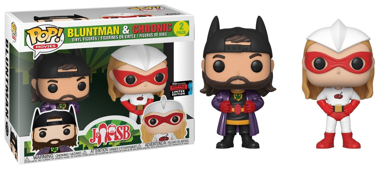 Funko Pop! Movies: Jay and Silent Bob: Bluntman and Chronic (2 Pack) (2019 Fall Convention Shared Exclusive)