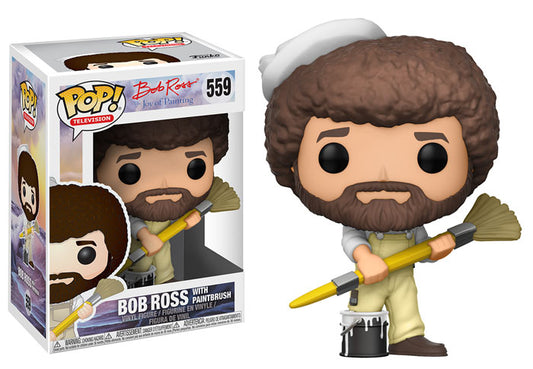 Funko Pop! Television: Bob Ross The Joy of Painting: Bob Ross with Paintbrush