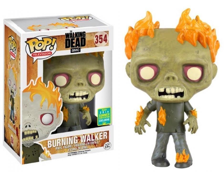 Funko Pop! Television: The Walking Dead: Burning Walker (2016 Summer Convention Shared Exclusive)