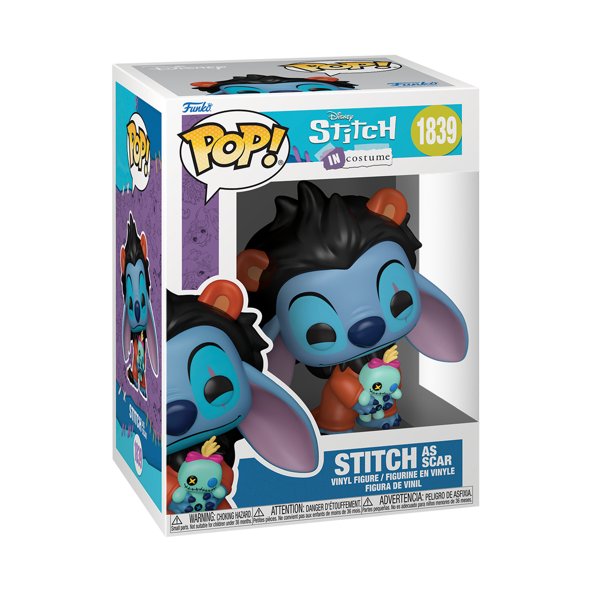 Funko Pop! Disney: Stitch in Costume: Stitch as Scar