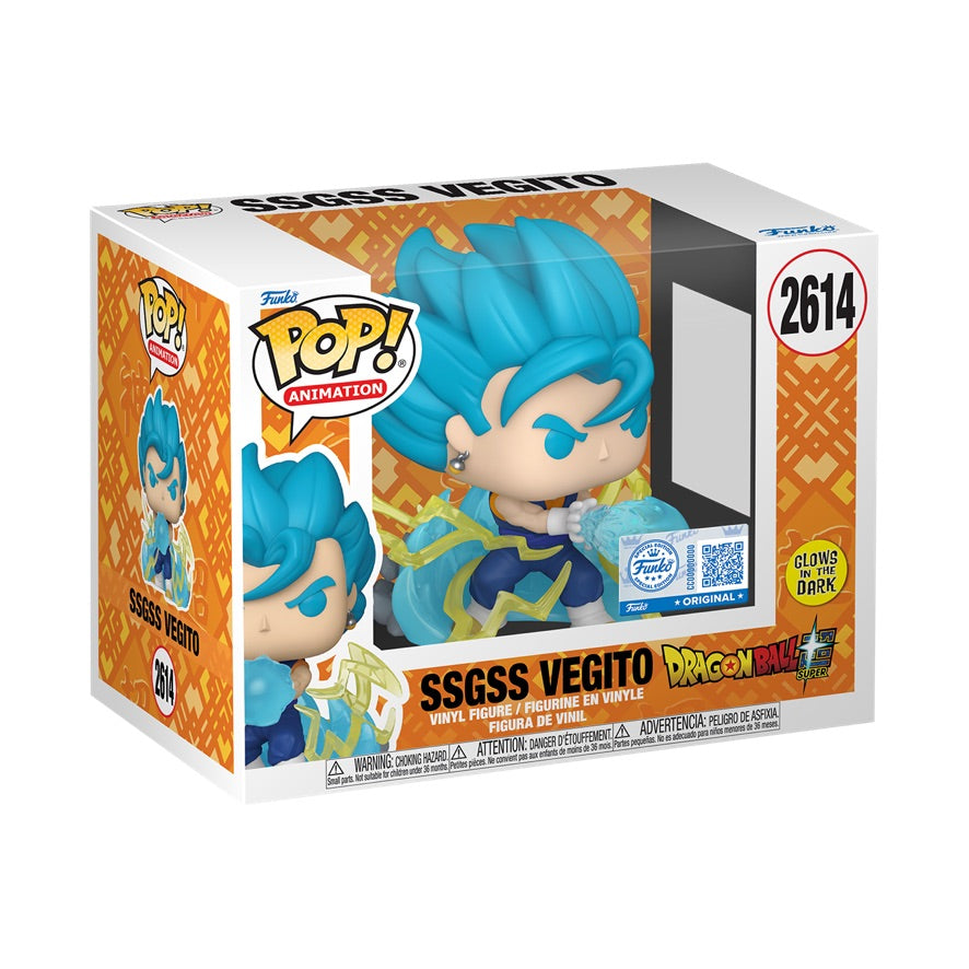 Funko Pop! Premium: Dragon Ball Super: SSGSS Vegito (Glow) (BoxLunch Exclusive)