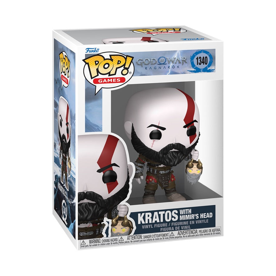 Funko Pop! Games: God of War Ragnorok: Kratos with Mimir's Head