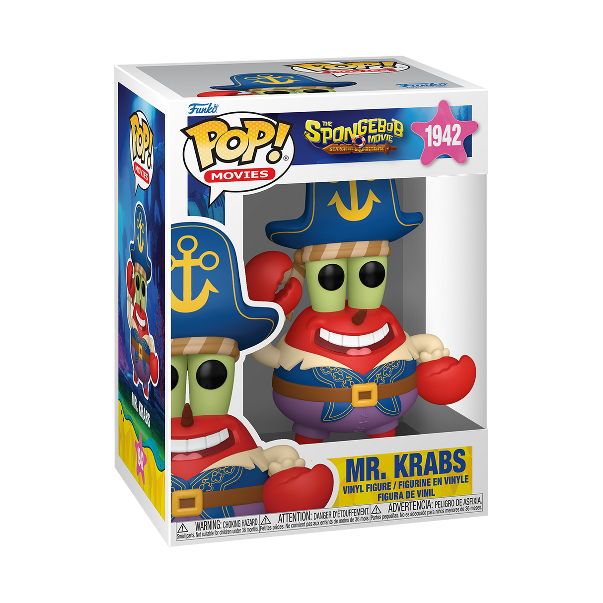 Funko Pop! Movies: The Spongebob Movie Search For The Square Pants: Mr. Krabs