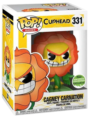 Funko Pop! Games: Cuphead: Cagney Carnation (2018 Spring Convention Shared Exclusive) (Box Imperfection)